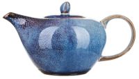 Миниатюра: Чайник заварочный фарфор 700мл голубой Ирис