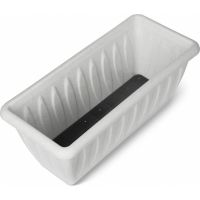 Миниатюра: Ящик для рассады и цветов пласт. 400*183*164мм, с дренаж. решеткой Фелиция мрамор (9)