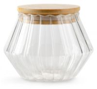 Миниатюра: Банка для сыпучих 500мл стекло, бамбук крышка