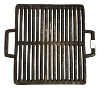 Миниатюра: Решетка-гриль чугун 460*520*11мм, литая, литые чугун ручки @