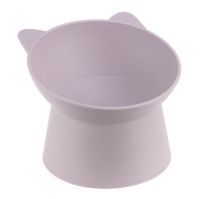 Миниатюра: Миска для животных (кошек) пласт. 0,2л КОТ лавандовая