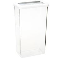 Миниатюра: Емкость для сыпучих продуктов пласт. 3,2л (160*100*280мм), высокий, герметич. крышка СТЕП