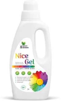 Миниатюра: Гель для стирки 1л Nise Gel для цветных тканей