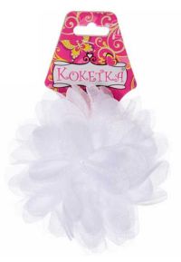 Миниатюра: Бант для волос Кокетка - Magic Girls Teana d-10см,белый