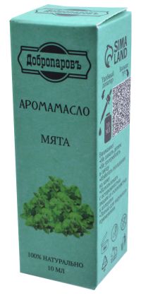 Миниатюра: Масло для бани Мята 10мл Добропаровъ
