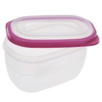 Миниатюра: Контейнер пласт. 0,75л (150*100*90мм), для пищевых продуктов, для СВЧ, герметичный, цвет микс