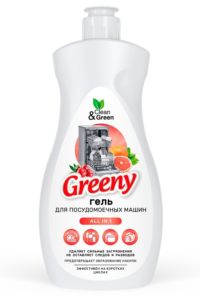 Миниатюра: Гель для мытья посуды 500мл в посудомоечных машинах Greeny