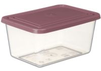 Миниатюра: Контейнер пласт. 4л (250*190*125мм), для продуктов, прямоугольный IDEA цвет крышки ягодный