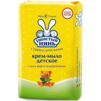 Миниатюра: Мыло туалетное 90г Детское Ушастый нянь алоэ подорожник