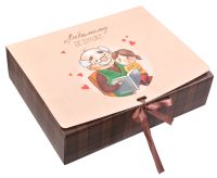 Миниатюра: Коробка подарочная бумажная 31*24,5*9см,Любимому дедушке