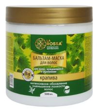 Миниатюра: Бальзам для волос 500мл Укрепляющий Крапива Ла Росса