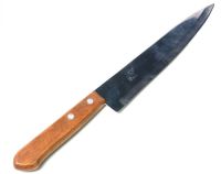 Миниатюра: Нож кухонный нерж. 15см (поварской), дер. ручка @