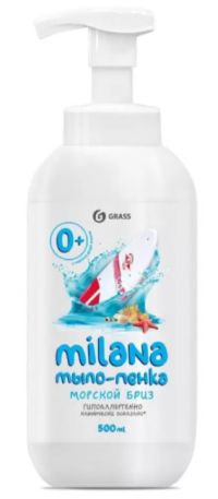 Миниатюра: Мыло жидкое 500мл Milana Морской бриз
