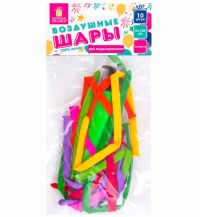 Миниатюра: Шары воздушные (надувные) для моделирования Золотая сказка, 2*60(5х150см),10шт с насосом, ассорти