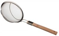 Миниатюра: Сито нерж. 14см, дер. ручка, мелкая сетка усиленная ASTELL