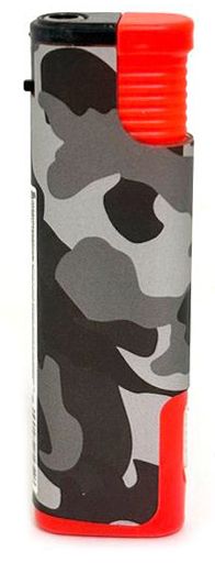 Миниатюра: Зажигалка газовая пьезо с фонариком ламинация Камуфляж Oney TF-07(05)