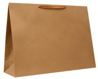 Миниатюра: Пакет 70*50*20см крафт без печати, круглая ручка