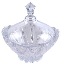 Миниатюра: Конфетница 19см стекло (8)