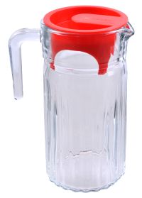 Миниатюра: Кувшин 1500мл с крышкой Параллель стекло
