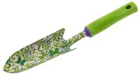 Миниатюра: Лопатка садовая (совок посадочный) сталь 33*5,5см, узкий с декором, пласт. ручка Palisad