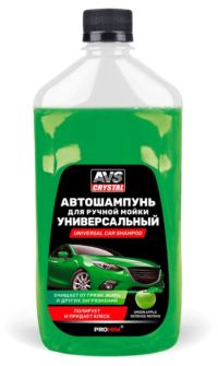 Миниатюра: Шампунь для авто (автошампунь) 500мл для ручной мойки  Универсальный(яблоко) AVS AVK-007