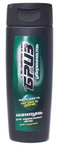 Миниатюра: Шампунь 250мл муж. БРИЗ уверенность для норм.волос (зелёный)