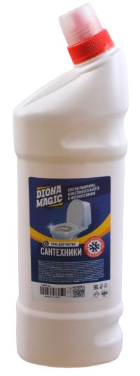 Миниатюра: Средство для чистки сантехники 750мл хлор DIONA MAGIC