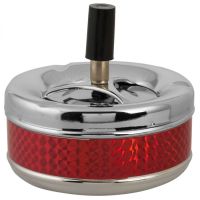 Миниатюра: Пепельница-крутилка 13см цветная вставка