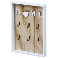 Миниатюра: Ключница 20*30*3см,6 крючков ДОМ