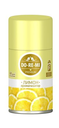 Миниатюра: Освежитель воздуха 250мл ДО-РЕ-МИ Премиум зап.блок Лимон сух. распыление