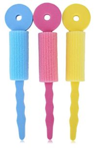 Миниатюра: Бигуди для волос DAIOU 3шт 160мм мягкие губка-пена