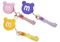 Миниатюра: Брелок-кошелёк Super Star силикон.,на молн.,7,3*7*3см,асс.