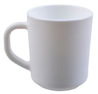 Миниатюра: Кружка 250мл стеклокерамика белая