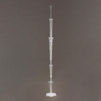 Миниатюра: Стойка для воздушных шаров с подставкой под воду/песок, световая, на 25 шаров, высота 160 см