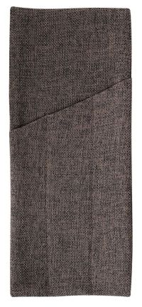 Миниатюра: Куверт сервировочный на 3 столовых прибора рогожка, правый коричневый