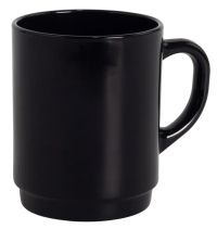 Миниатюра: Кружка 250мл стеклокерамика EMPILABLE черная @