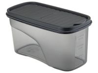 Миниатюра: Емкость для сыпучих продуктов пласт. 1л (95*190*95мм), прямоугольная, мерник БЕСТ