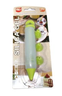 Миниатюра: Шприц кондитерский силикон, 3 насадки AFY-R804 цвет микс