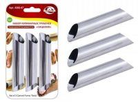 Миниатюра: Форма для выпечки трубочек (канноли, круассанов) нерж. 12,5*2,5см, НАБОР 3шт