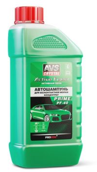 Миниатюра: Шампунь для авто (автошампунь) 1л для бесконтактной мойки AVS Active Foam 1:4-6 PF-40 PRIME