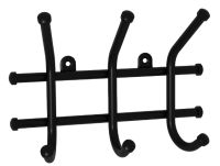 Миниатюра: Вешалка настенная 3крючка Норма 3 Черный 230*165мм