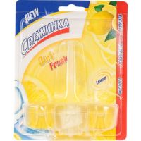 Миниатюра: Освежитель для унитаза 40гр Свежинка 3в1 Fresh Lemon