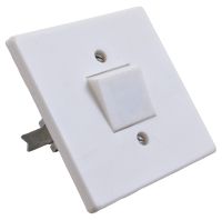 Миниатюра: Выключатель с/п 1 клавиша (узкая) С16-017 (С14-012) (Орша) (80)@