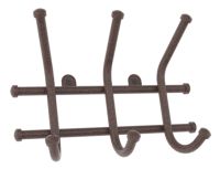 Миниатюра: Вешалка настенная 3крючка Норма 3 Медный антик 230*165мм