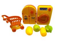 Миниатюра: Набор Кухонной быт. техники (холодильник,стир.машина,аксес.) 23*20см/пакет 223-11