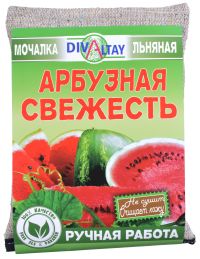 Миниатюра: Мочалка банная льняная DIVALTAY арбузная свежесть