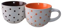 Миниатюра: Кружка 330мл фарфор Polka Dots (Бульонница)