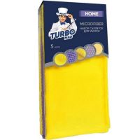 Миниатюра: Салфетка 30*30см 5шт микрофибра,TURBOMAG SUMMER  (10)