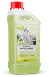 Миниатюра: Средство для ковровых покрытий (концентрат,пенный) 1 л. CleanGreen