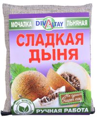 Миниатюра: Мочалка банная льняная DIVALTAY сладкая дыня
